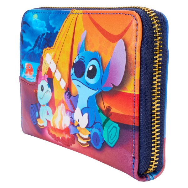 Portefeuille Zip Stitch Camping Cuties - DISNEY LOUNGEFLY