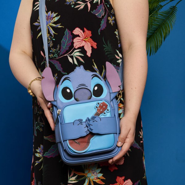 Stitch Camping Cuties Crossbuddies® Sac Bandoulière cosplay avec porte monnaie - DISNEY LOUNGEFLY