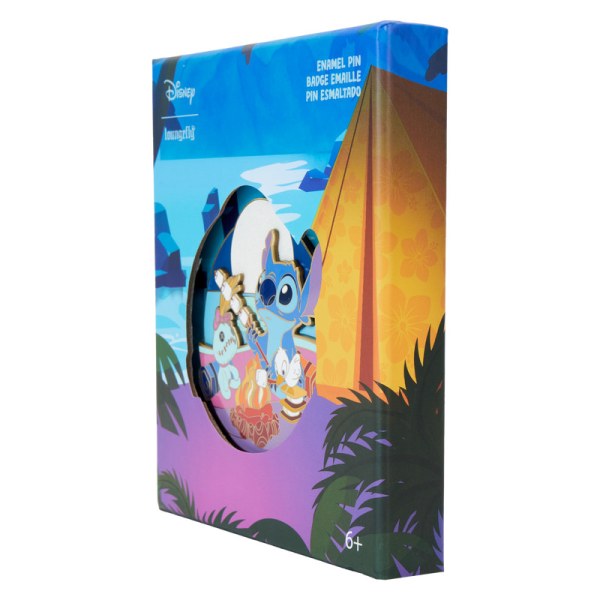 Pin boîte collector Stitch Camping Cuties - DISNEY LOUNGEFLY