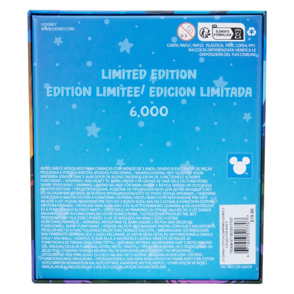 Pin boîte collector Stitch Camping Cuties - DISNEY LOUNGEFLY