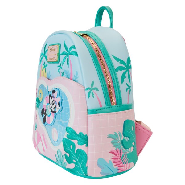Mini sac à dos Minnie Mouse style vacances au bord de la piscine - DISNEY LOUNGEFLY