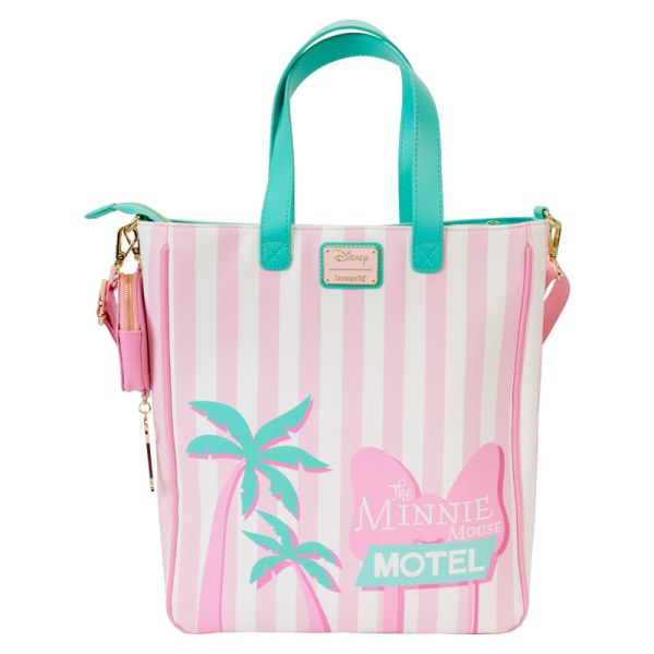 Totebag avec porte-monnaie Minnie Mouse style vacances au bord de la piscine - DISNEY LOUNGEFLY