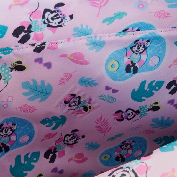 Totebag avec porte-monnaie Minnie Mouse style vacances au bord de la piscine - DISNEY LOUNGEFLY