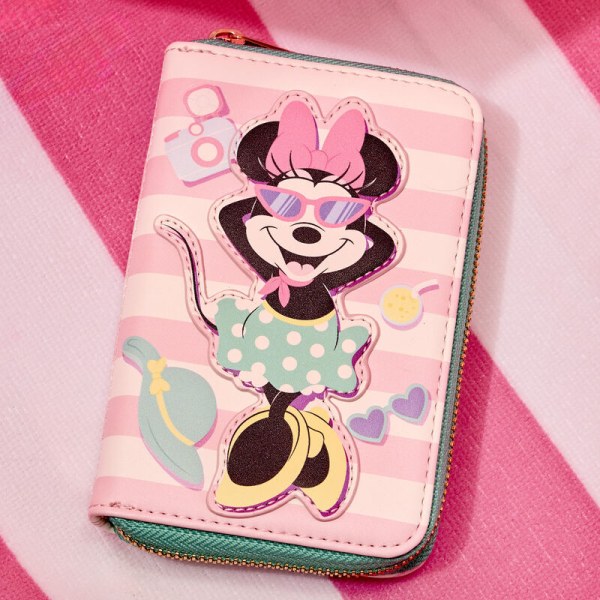 Portefeuille Minnie Mouse style vacances au bord de la piscine - DISNEY LOUNGEFLY