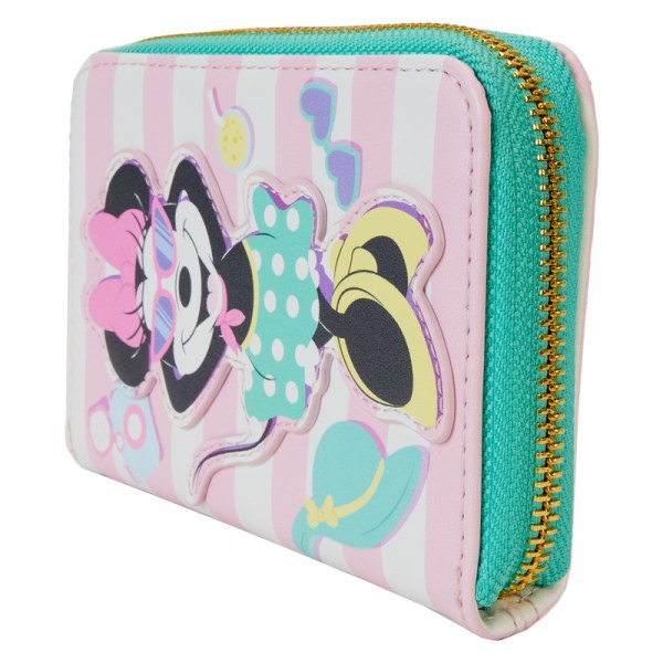 Portefeuille Minnie Mouse style vacances au bord de la piscine - DISNEY LOUNGEFLY