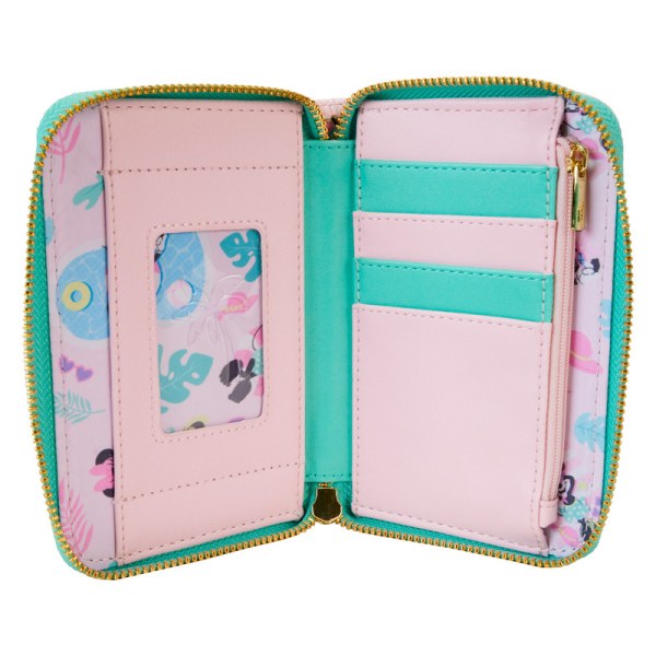 Portefeuille Minnie Mouse style vacances au bord de la piscine - DISNEY LOUNGEFLY