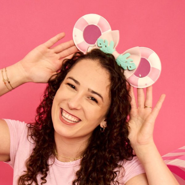 Serre-tête Minnie Mouse style vacances au bord de la piscine - DISNEY LOUNGEFLY