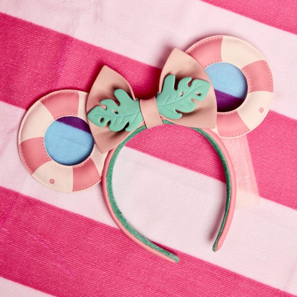 Serre-tête Minnie Mouse style vacances au bord de la piscine - DISNEY LOUNGEFLY