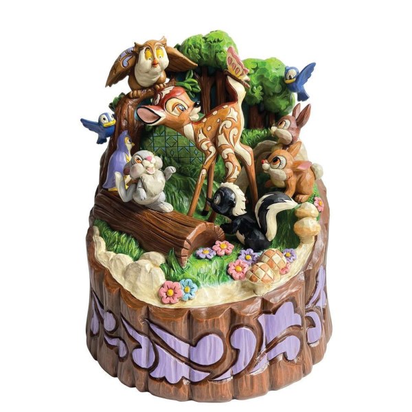 BAMBI SCULPTÉ PAR CŒUR [SIGNÉ PAR JIM SHORE] - DISNEY TRADITIONS