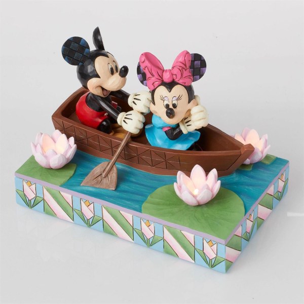 Chaloupe d'amour LED Mickey et Minnie - Disney Traditions