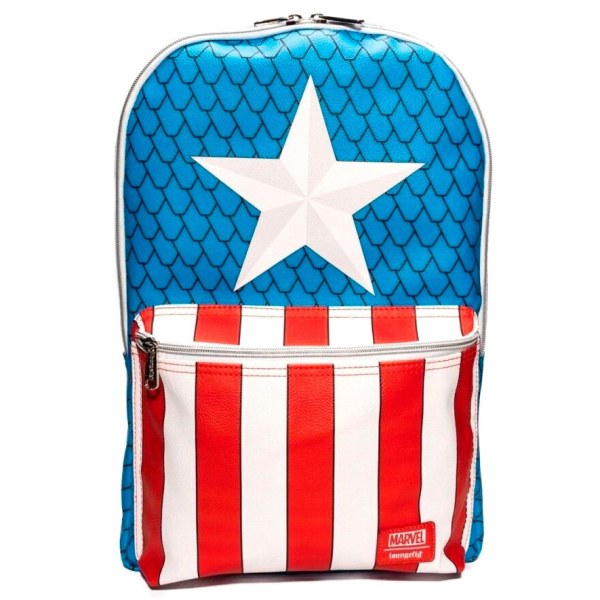 Sac à dos Captain America avec pin - Marvel Loungefly
