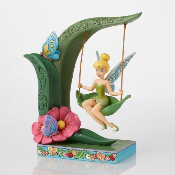 Clochette sur une balançoire printanière - Disney Traditions Fée Clochette