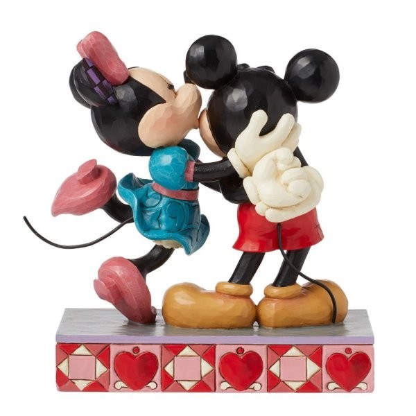 Hugs & Kisses (figurine Mickey et Minnie Love) - Disney Traditions Mickey