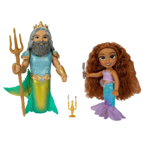Poupée Ariel + Triton 15cm - Disney La Petite Sirène