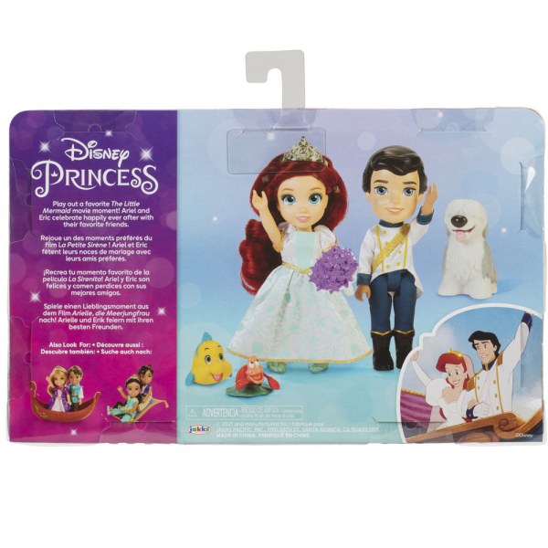 Poupées Ariel + Éric 15cm - Disney La Petite Sirène