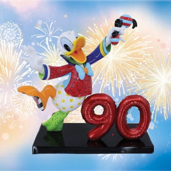 Donald Duck 90ème Anniversaire Édition Limitée 1500 - Disney Britto