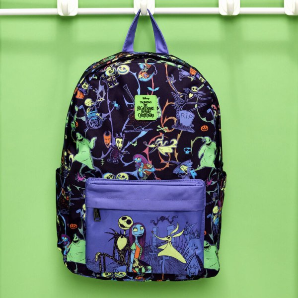 Sac à dos phosphorescent l'étrange Noël de Monsieur Jack - DISNEY LOUNGEFLY