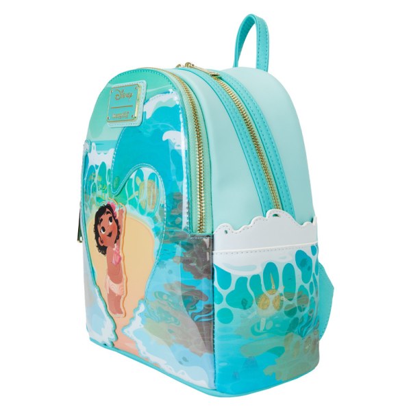 Mini sac à dos jeune Vaiana dans les vagues de l'océan - DISNEY LOUNGEFLY