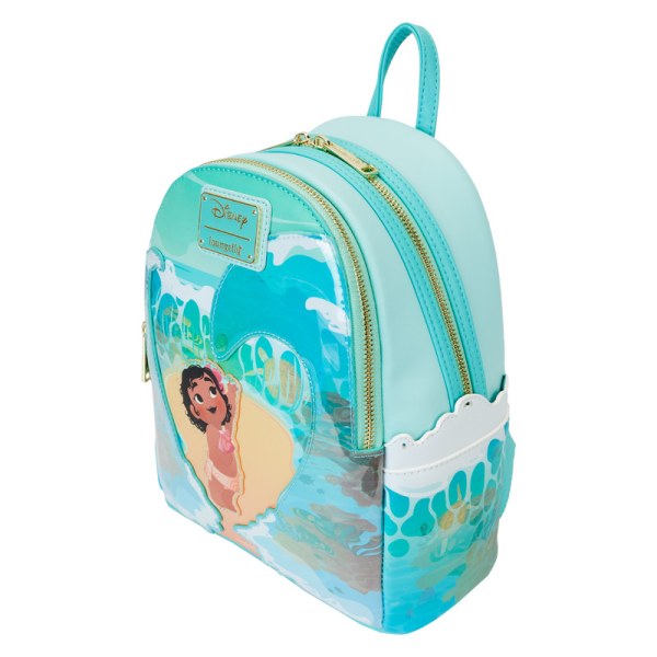 Mini sac à dos jeune Vaiana dans les vagues de l'océan - DISNEY LOUNGEFLY