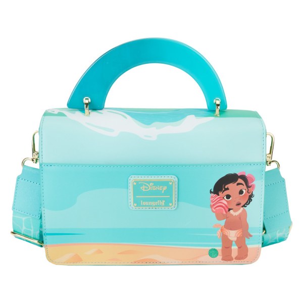 Sac bandoulière Moana jeune dans les vagues de l'océan - DISNEY LOUNGEFLY