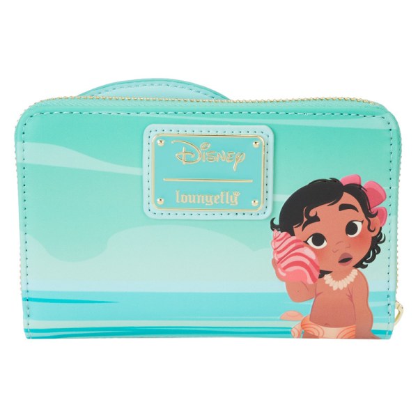 Portefeuille Jeune Vaiana dans les vagues de l'océan - DISNEY LOUNGEFLY