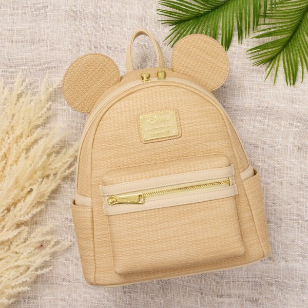 Mini sac à dos texture tissée Mickey Mouse - DISNEY LOUNGEFLY