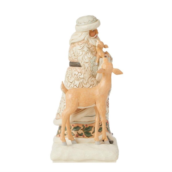 Père Noël tenant un faon - JIM SHORE HEARTWOOD CREEK