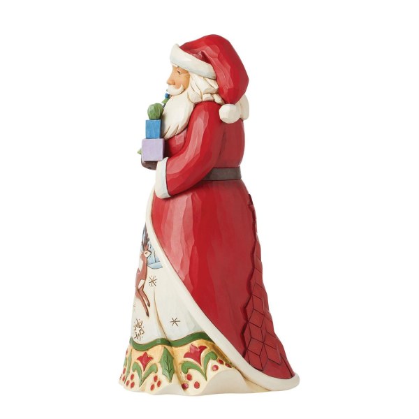 Figurine Père Noël Sapin Lumineux - JIM SHORE HEARTWOOD CREEK