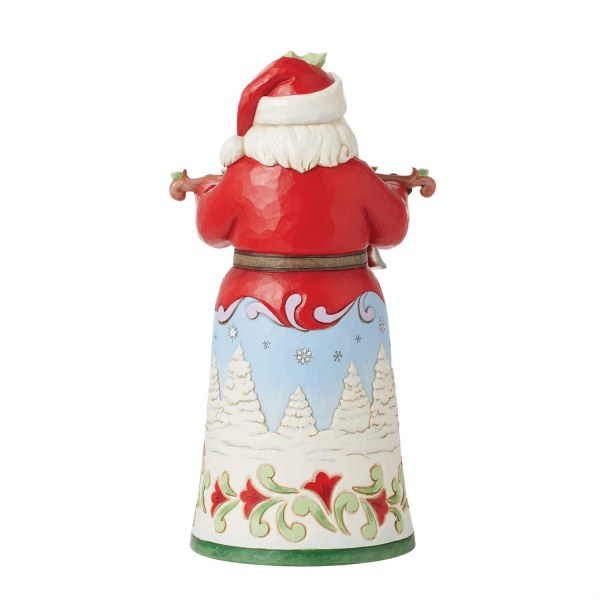 Figurine Père Noël Heard The Bells - JIM SHORE HEARTWOOD CREEK