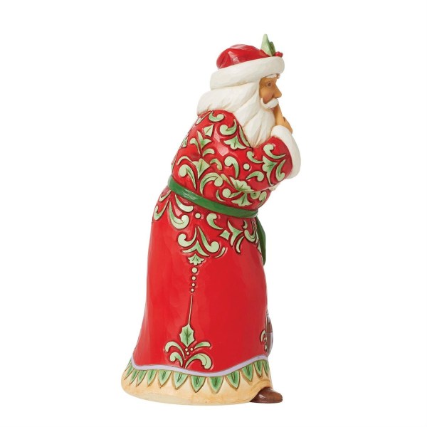 Figurine Père Noël "Chut" - JIM SHORE HEARTWOOD CREEK