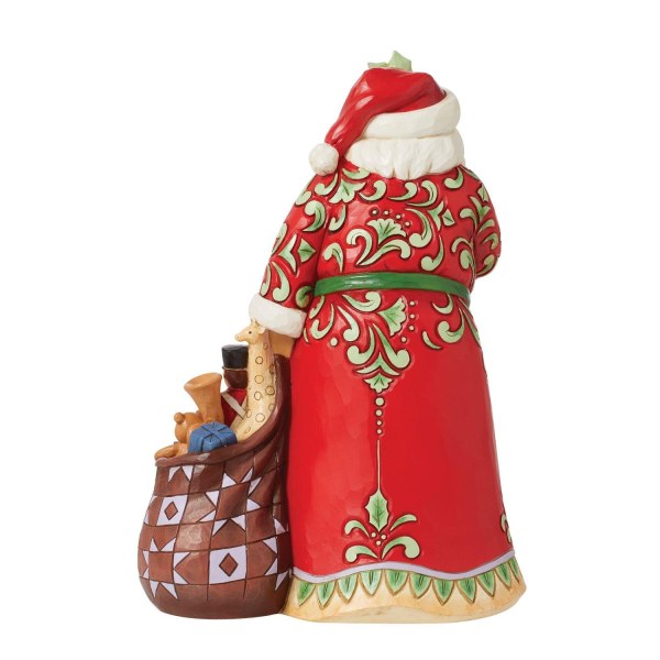 Figurine Père Noël "Chut" - JIM SHORE HEARTWOOD CREEK