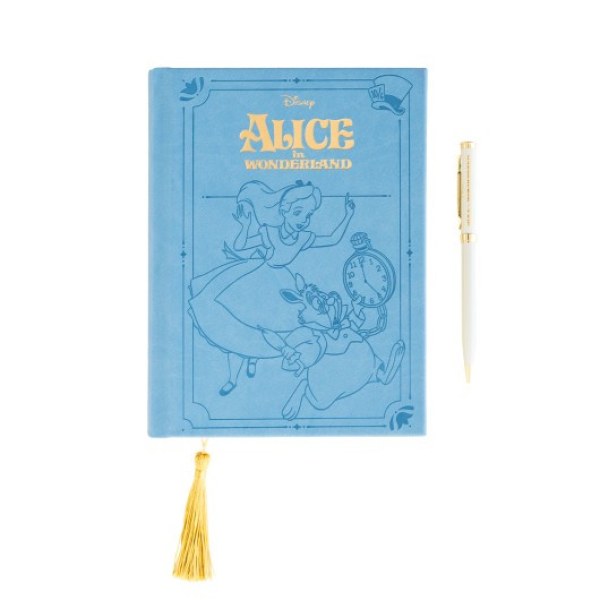 SET CARNET A5 PREMIUM AVEC STYLO - DISNEY ALICE AU PAYS DES MERVEILLES