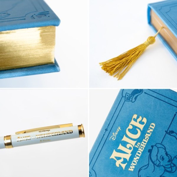 SET CARNET A5 PREMIUM AVEC STYLO - DISNEY ALICE AU PAYS DES MERVEILLES