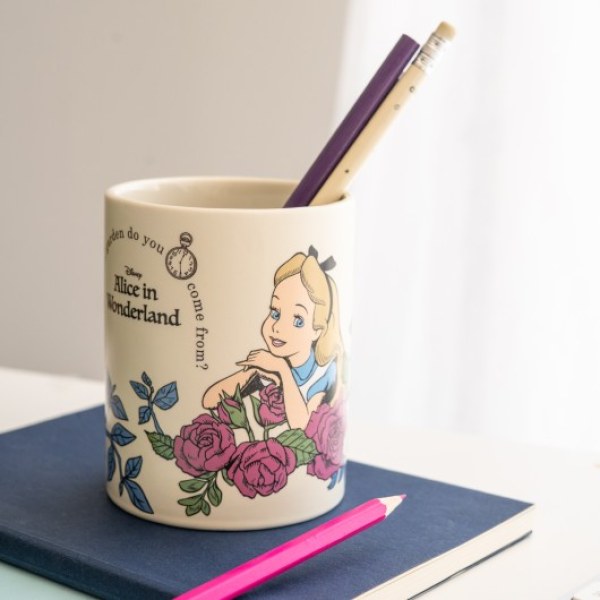 POT À CRAYONS EN CÉRAMIQUE - DISNEY ALICE AU PAYS DES MERVEILLES
