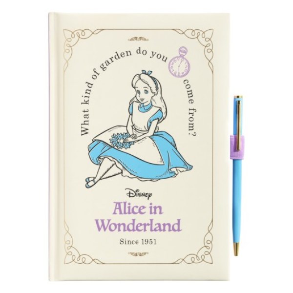 CARNET A5 PREMIUM AVEC STYLO - DISNEY ALICE AU PAYS DES MERVEILLES