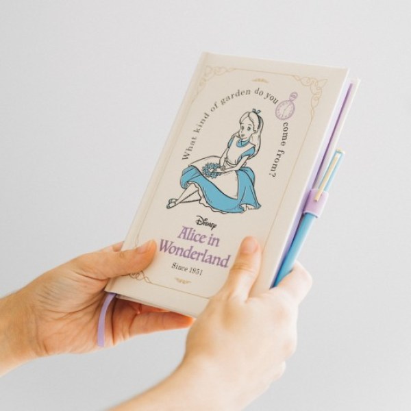 CARNET A5 PREMIUM AVEC STYLO - DISNEY ALICE AU PAYS DES MERVEILLES