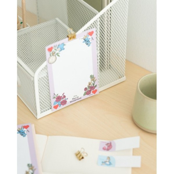 BLOC DE NOTES ADHÉSIVES - DISNEY ALICE AU PAYS DES MERVEILLES