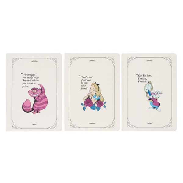 PACK 3 CARNETS A5 - DISNEY ALICE AU PAYS DES MERVEILLES