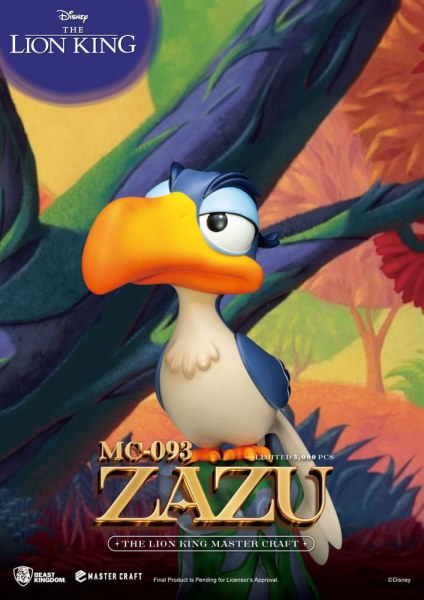 Le Roi Lion Zazu 20 cm - Disney MasterCraft