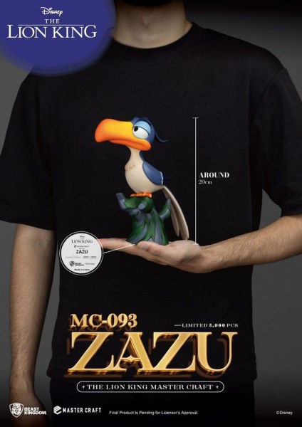 Le Roi Lion Zazu 20 cm - Disney MasterCraft