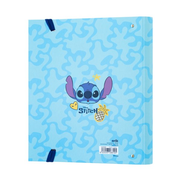 CLASSEUR 4 ANNEAUX PREMIUM - DISNEY STITCH TROPICAL