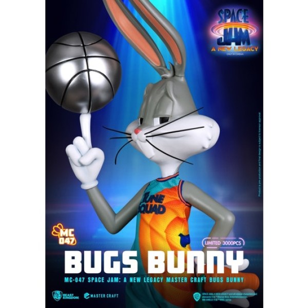 BUGS BUNNY SPACE JAM - LOONEY TUNES MASTERCRAFT