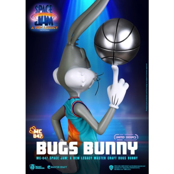 BUGS BUNNY SPACE JAM - LOONEY TUNES MASTERCRAFT