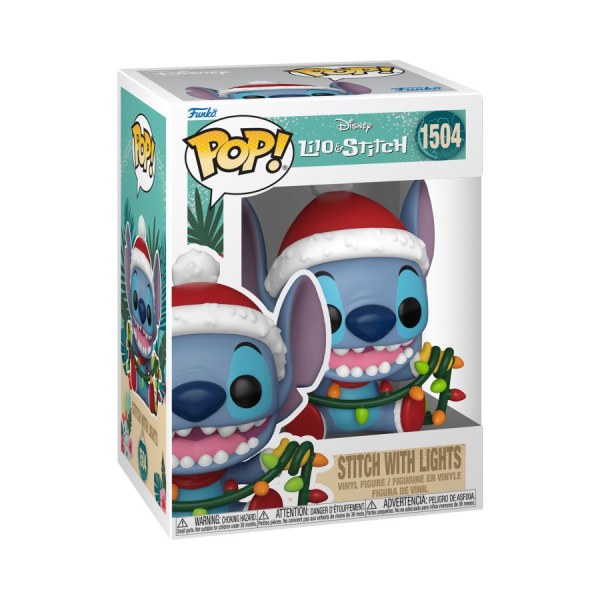 FUNKO POP! 1504 Stitch avec une guirlande lumineuse - Disney Lilo et Stitch