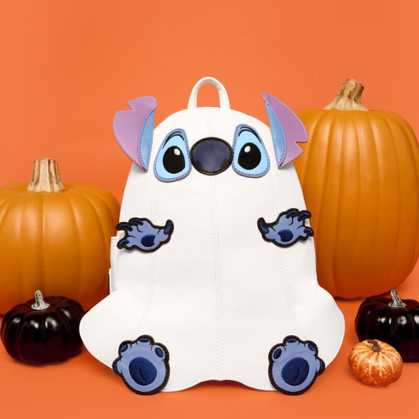 Mini sac à dos phosphorescent Stitch costume de fantôme - DISNEY LOUNGEFLY