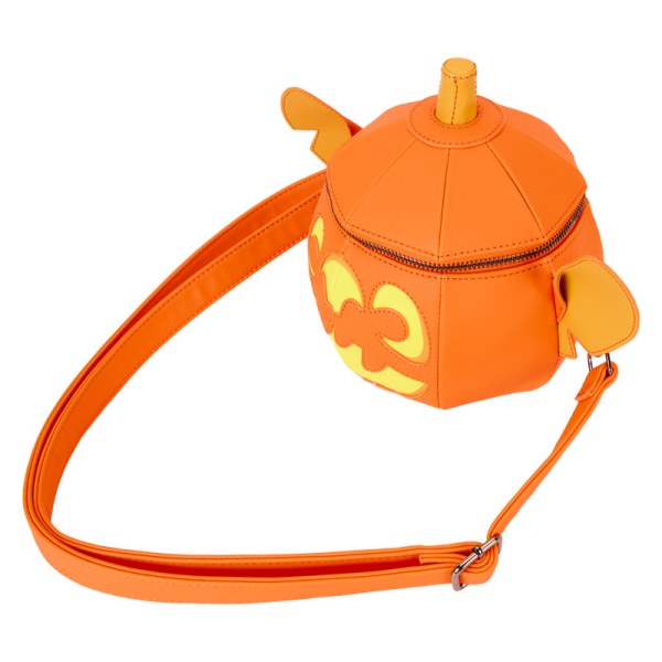 Sac à bandoulière phosphorescent Stitch tête de citrouille - DISNEY LOUNGEFLY