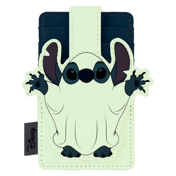 Porte-cartes phosphorescent Stitch costume de fantôme - Disney Loungefly