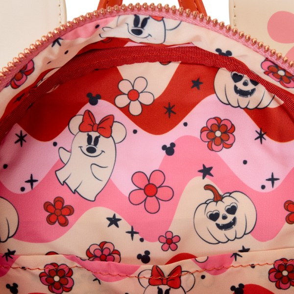 Mini sac à dos phosphorescent Minnie costume de fantôme fleuri - DISNEY LOUNGEFLY