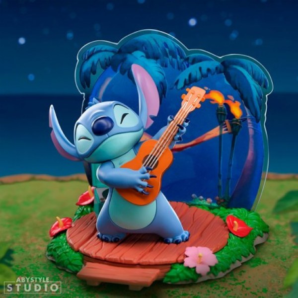 Figurine Stitch Guitare - Disney