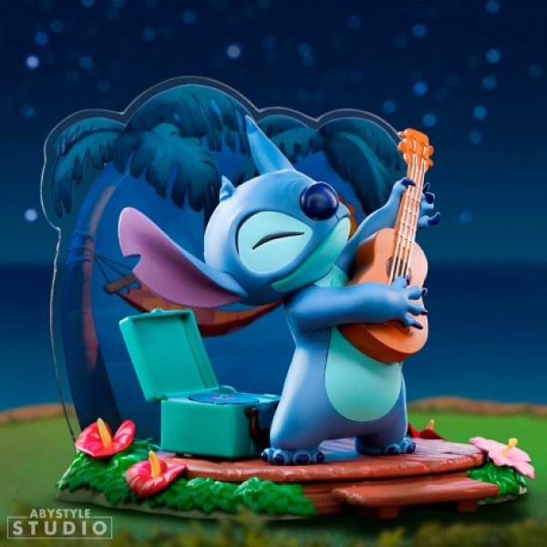 Figurine Stitch Guitare - Disney